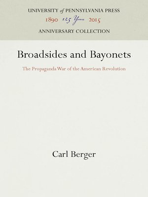 cover image of Broadsides and Bayonets